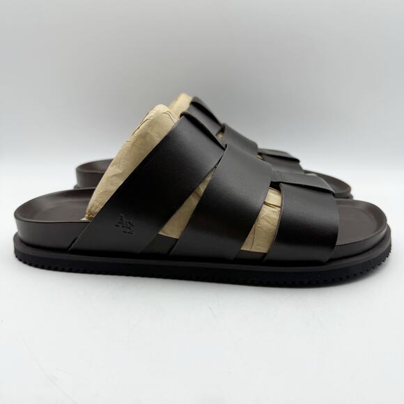 Allen Edmonds Mens Davis Sandals US 9 EU 43 Dark Brown Leather Fisherman NIB main image 13